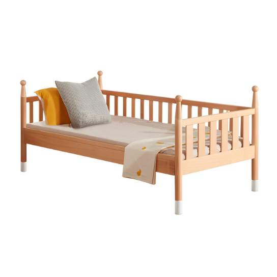 Rustic Mango Solid Wooden Tinny beds In Natural Finish
