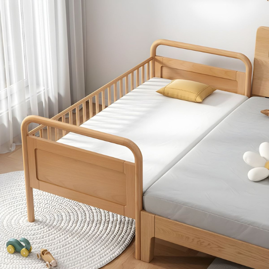 Rustic mango Classic Side Bed For Kids In Natural Finish