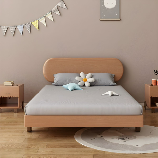Rustic Mango Solid Wooden Kids Bed For Kids Room In Natural Finish