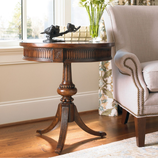 Rustic Mango Solid Wooden Side Table In Honey Finish