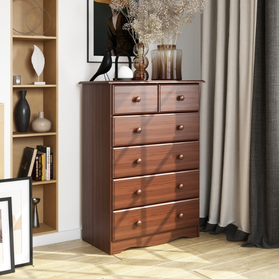 Rustic Mango Old Vintage Style Solid Wooden Chest of Drawers