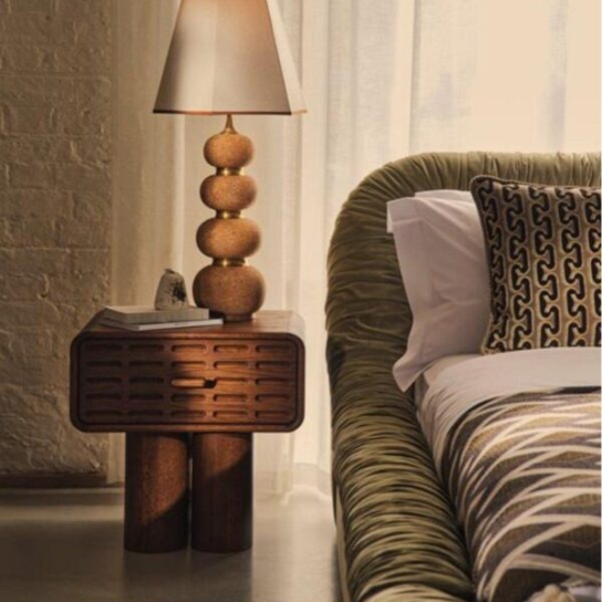 Rustic Mango Solid Wooden Mini Bedside With Drawers In Honey Finish